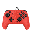 Switch - Faceoff Deluxe Audio Wired Controller Rojo Camo Licenciad