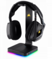 Soporte para Auriculares Gaming | Corsair ST100 RGB Premium Auriculares Negro