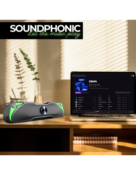 SoundBar P SoundPhonic RGB 6W RMS - Sonido Compacto y Estilo RGB - Imagen 10