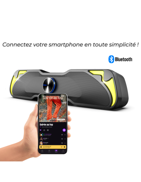 SoundBar P SoundPhonic RGB 6W RMS - Sonido Compacto y Estilo RGB - Imagen 6