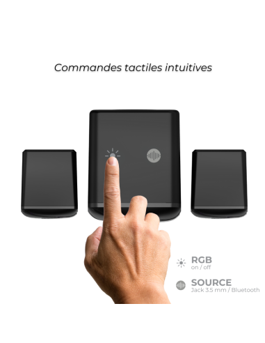 Altavoces PC 2.1 SoundPhonic RGB 11W RMS | Sonido Envolvente y Gamer - Imagen 7