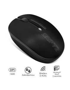 Imagen 2 - Raton s Drift Pc/Mac 1600DPI Negro S-290BK Raton s Drift Pc/Mac 1600DPI Negro S-290BK - Imagen 2
