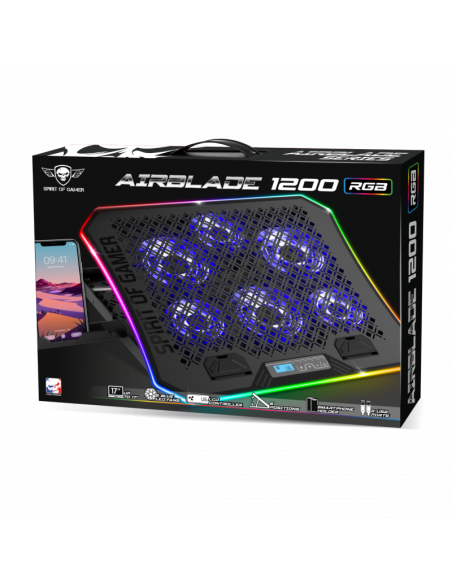 Base Refrigeración 17"  AIRBLADE 1200RGB - Imagen 12
