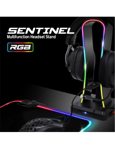 Suporte Headset RGB Sentinel SOG-STD1 - Imagen 8