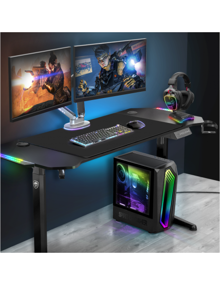 Suporte Headset RGB Sentinel 7.1 SOG-STD5 - Imagen 9