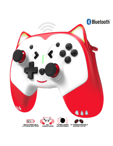 GAMEPAD Switch Bluetooth RED - Imagen 2