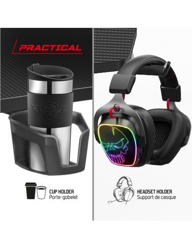Mesa Gaming RGB Headquarter 600 (Derecha) | Diseño en L y RGB 🎮 - Imagen 9