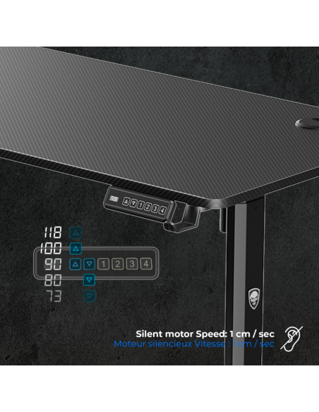 Mesa Gaming Motorizada Headquarter 700 | Diseño Compacto y Ergonomía - Imagen 5