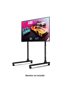 ▷ Round Tube Freestanding Single Monitor Stand [2026] OcioGlobalShop - Imagen 2