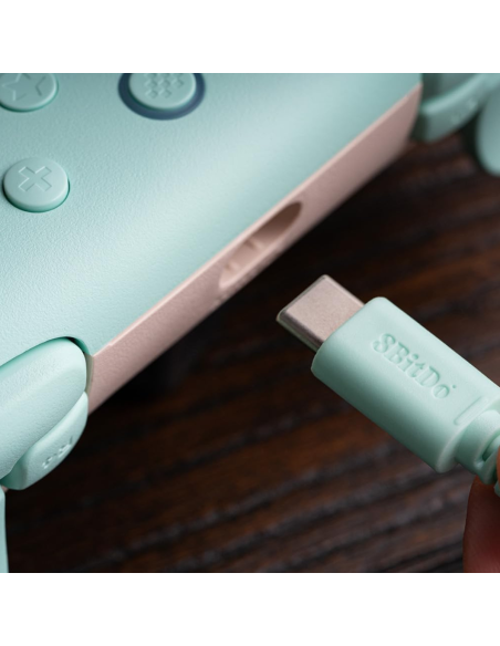 8BitDo Ultimate 2C - Mando con cable Hall Effect para Windows y Android - Imagen 6