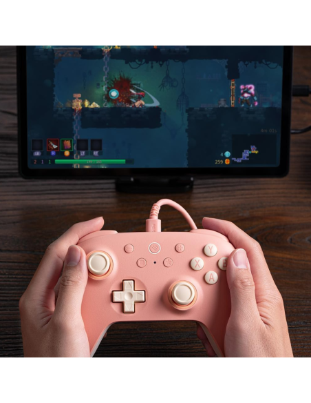 8BitDo Ultimate 2C - Mando con cable Hall Effect para Windows y Android - Imagen 6