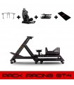 Pack iRacing GT4 GTTRACK Frame Only + GT Seat Add On + Motion Platform v3 + Free Standing Triple Monitor + Floor Mat