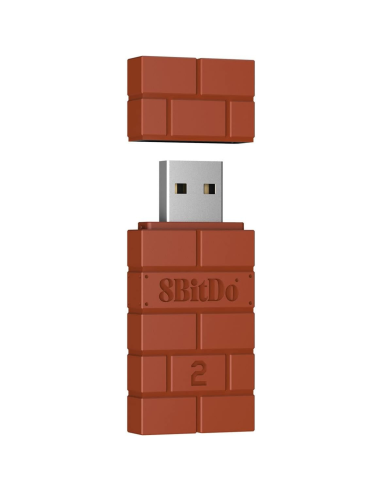 8BitDo Wireless Adapter 2 - Adaptador USB para mandos Bluetooth - Imagen 1