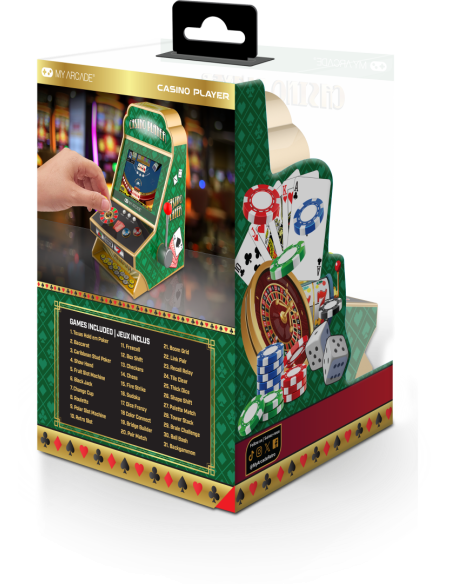 Casino Player | Arcade portátil retro | My Arcade - Imagen 2