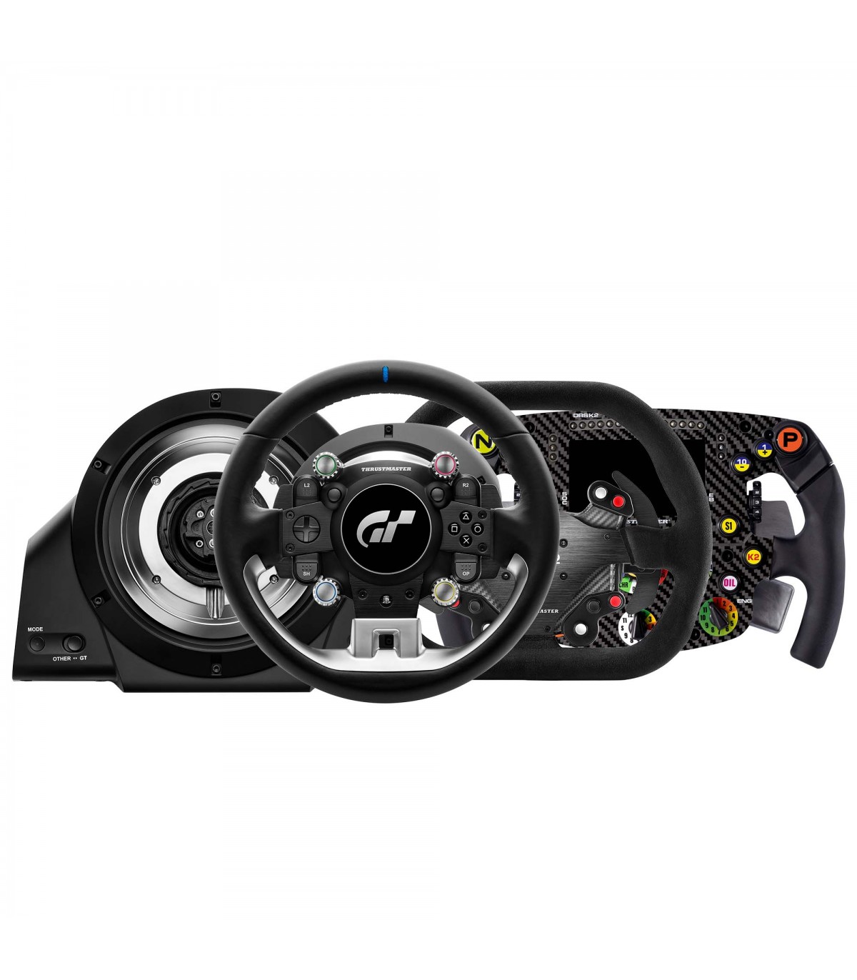 Thrustmaster T-GT II Volante de Carreras con Juego de 3 Pedales para PS5/PS4/PC