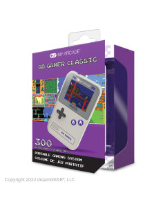 GO GAMER CLASSIC (300 GAMES IN 1) (GRAY & PURPLE) - Imagen 1