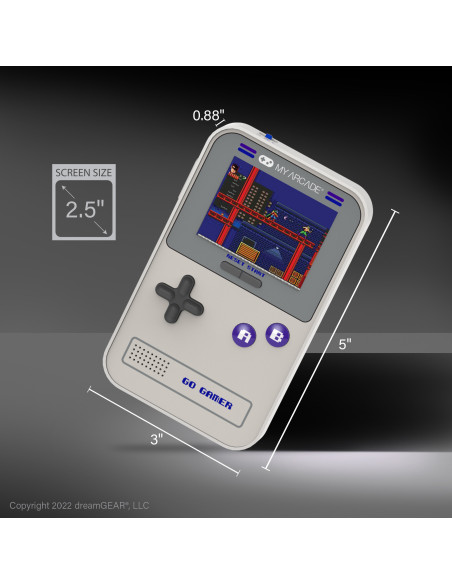 GO GAMER CLASSIC (300 GAMES IN 1) (GRAY & PURPLE) - Imagen 4