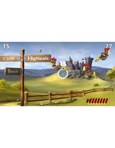 Crazy Chicken Shooter Edition PS5  Juego arcade multijugador - Imagen 3