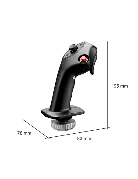 ▷ Thrustmaster Airbus Add-On Grip A300 & A400M | Empuñadura Oficial Airbus - Imagen 8