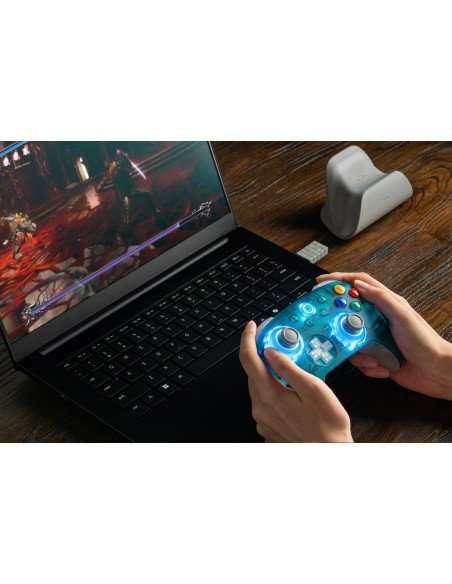 8BitDo Ultimate 2 Wireless Controller Clear Blue | Mando para Windows y Android - Imagen 16