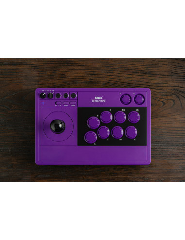 8BitDo Arcade Stick Purple | Joystick Arcade para Switch y Windows - Imagen 7