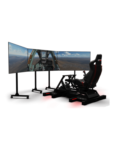 Imagen 6 - Pack Simracing GT1 GT Track Cockpit + Free Standing Triple Monitor + Floor Mat Pack Simracing GT1 GT Track Cockpit + Free Standing Triple Monitor + Floor Mat - Imagen 6