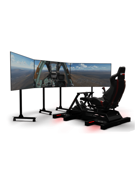 Imagen 6 - Pack Simracing GT1 GT Track Cockpit + Free Standing Triple Monitor + Floor Mat Pack Simracing GT1 GT Track Cockpit + Free Standing Triple Monitor + Floor Mat - Imagen 6