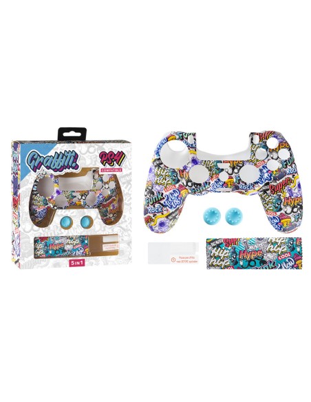 Protector de Mando Controllers | Kit silicona PS4 Graffiti Life - Imagen 3