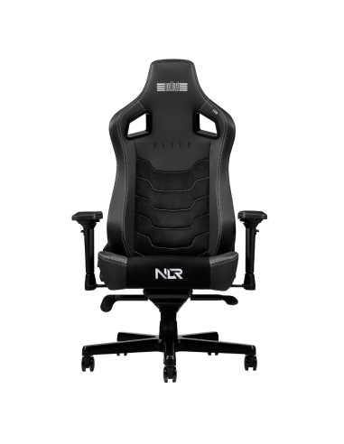 Elite Chair Black Leather & Suede Edition - Silla Gaming Premium Cuero y Ante - Imagen 1