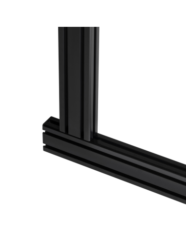 ELITE Free Standing Quad Monitor Stand Black - Imagen 4