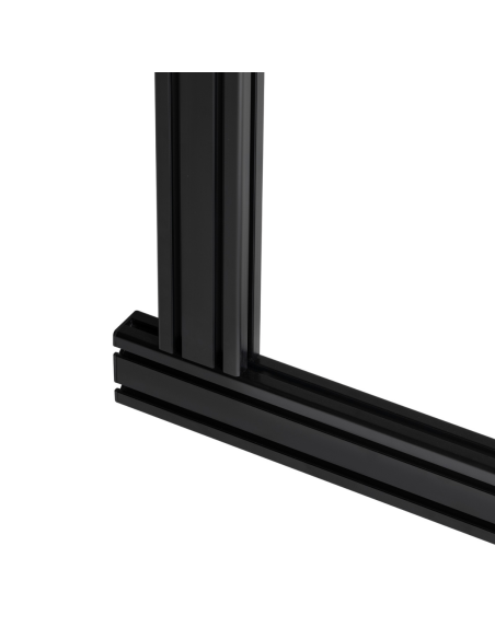 ELITE Free Standing Quad Monitor Stand Black - Imagen 4