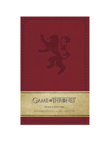 LIBRETA CASA LANNISTER 21CM - Imagen 1