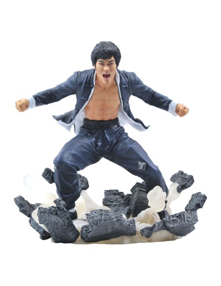 Imagen 1 - ESTATUA BRUCE LEE SOBRE PIEDRA 23CM ESTATUA BRUCE LEE SOBRE PIEDRA 23CM - Imagen 1