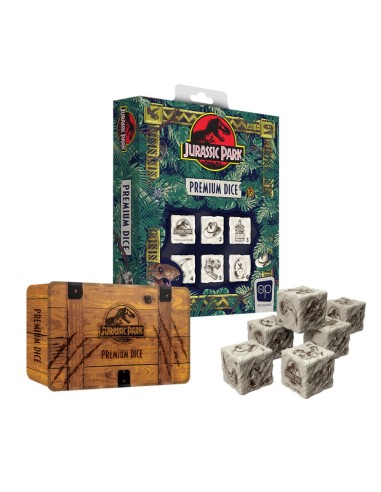 SET DADOS JURASSIC PARK PREMIUM X6 - Imagen 1