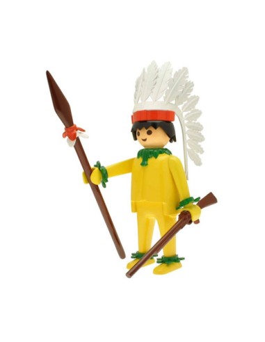 FIGURA PLAYMOBIL JEFE INDIO 25CM - Imagen 1